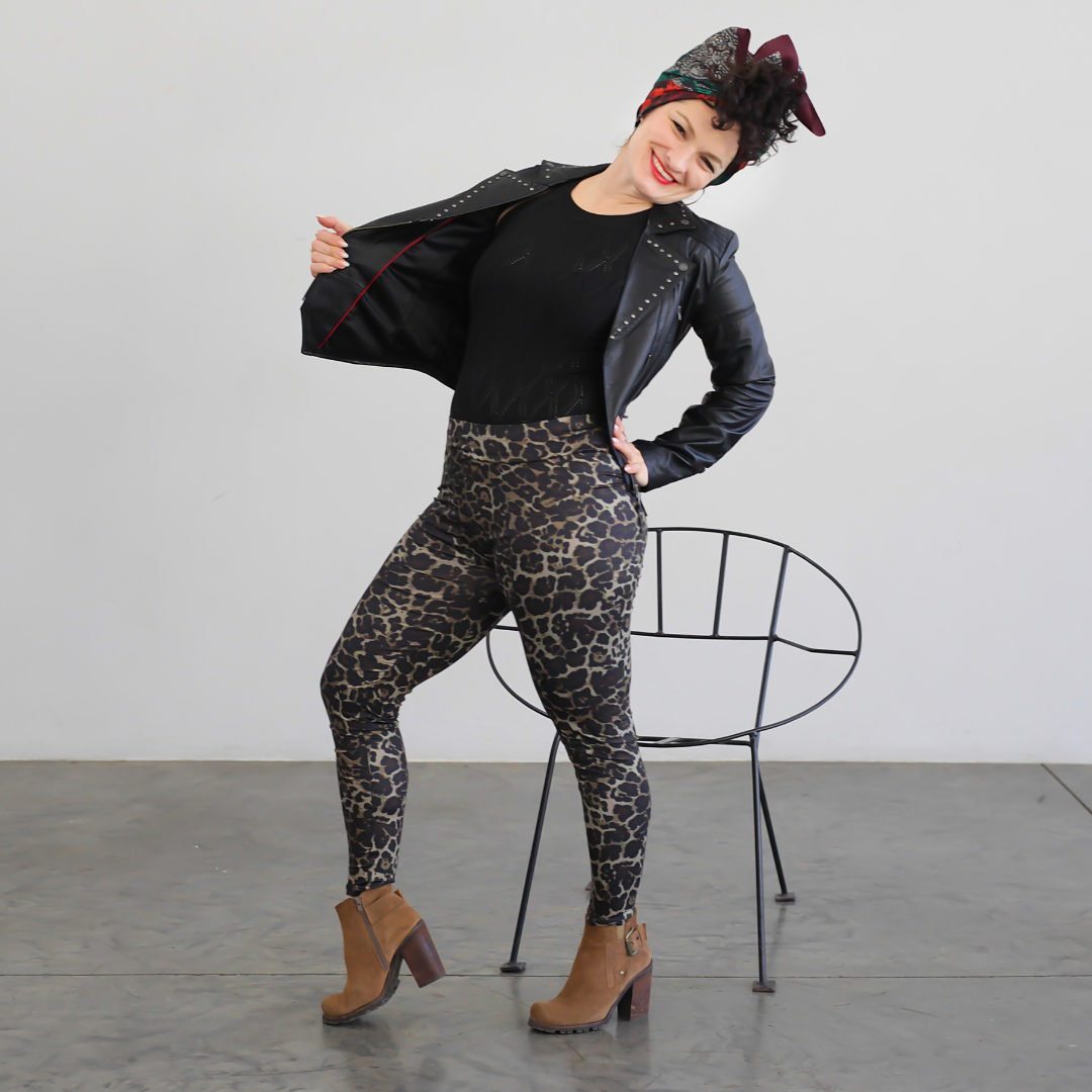 Leopard Luxe Ladies Leggings