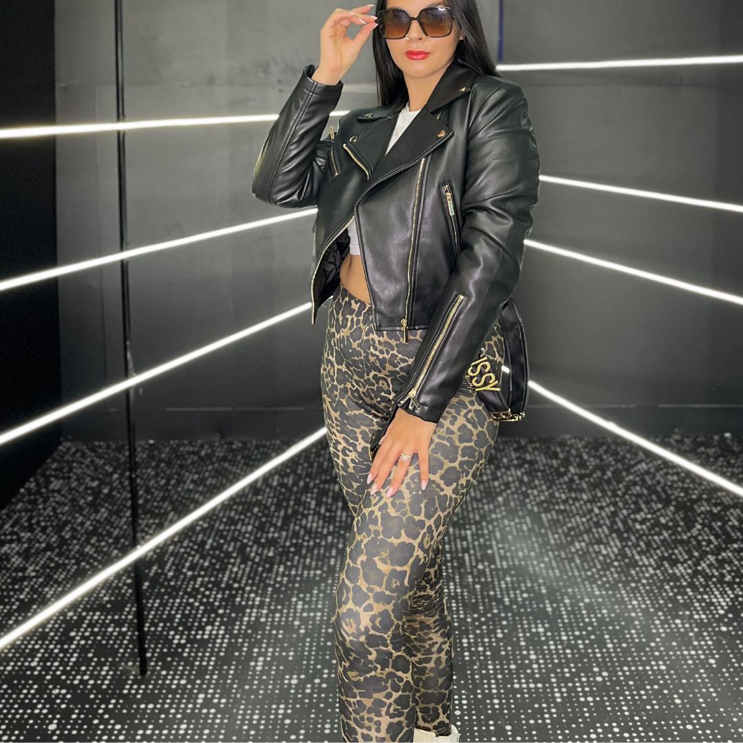Leopard Luxe Ladies Leggings