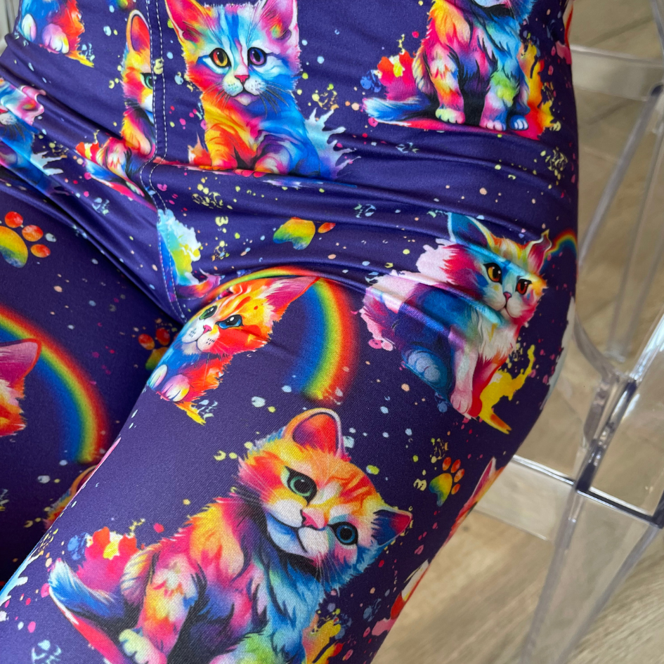 Crazy Cat Lady Poppets Leggings