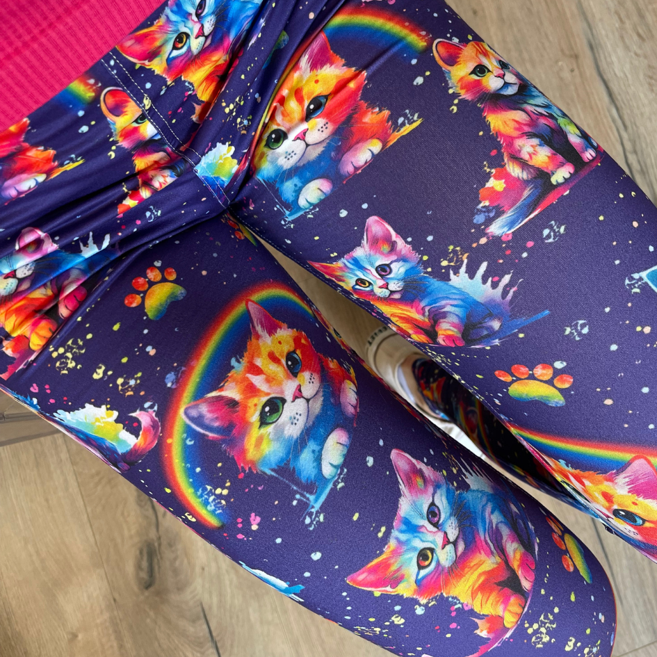 Crazy Cat Lady Poppets Leggings