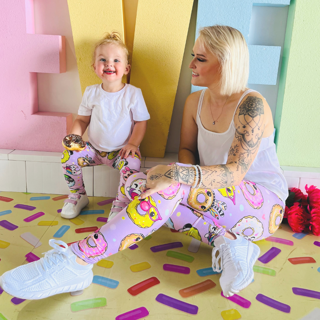 Donut leggings baby clearance