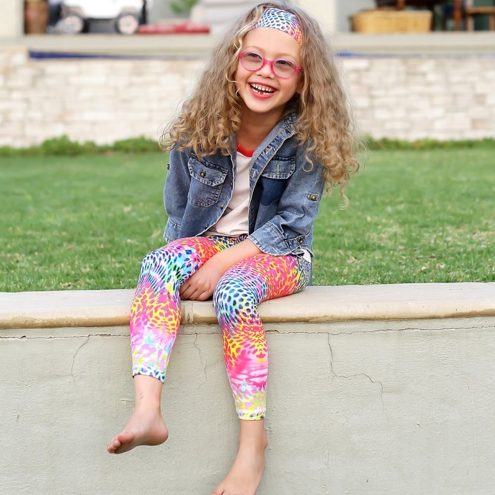 Rainbow Leopard Poppets – Positive Pants Boutique