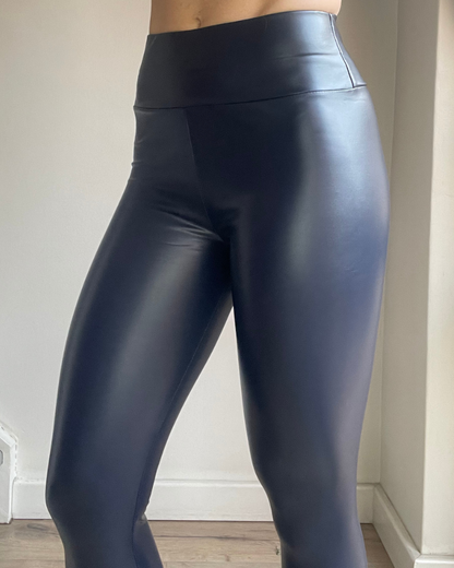 Vegan Leggings - Navy Blue