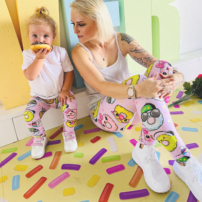 Donut Worry Poppets Leggings