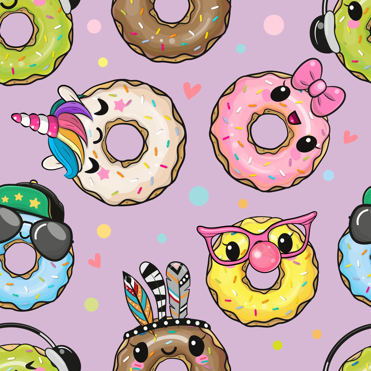 Donut Worry Poppets Leggings